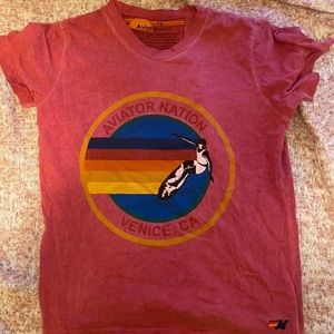 Aviator Nation logo tshirt